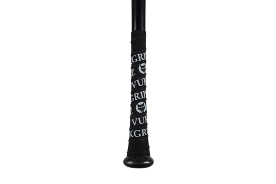 Black Bat Grip Tape with White