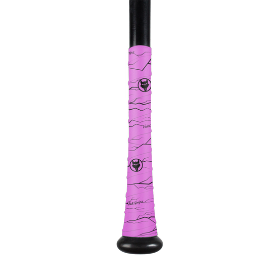 Pulse Pink Bat Grip Tape with Black