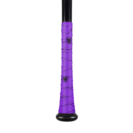 Pulse Purple Bat Grip Tape with Black