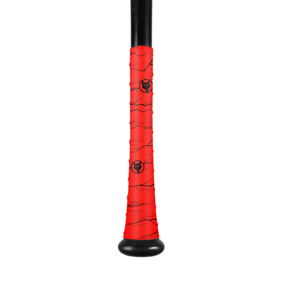 Pulse Red Bat Grip Tape with Black