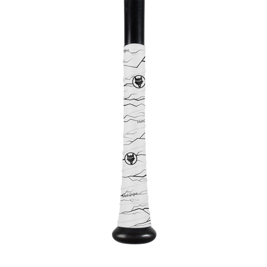 Pulse White Bat Grip Tape with Black